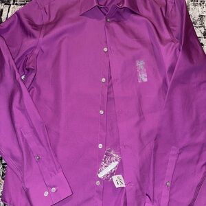 Calvin Klein Vibrant Purple Dress Shirt extra slim